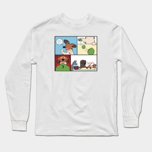 Come Ooonnn Dice - Comic Panel Color Long Sleeve T-Shirt